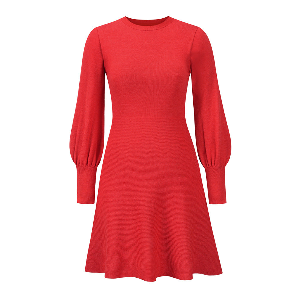 Women's Fashion Elegant Slim Fit Slim Looking Base Woolen Skirt