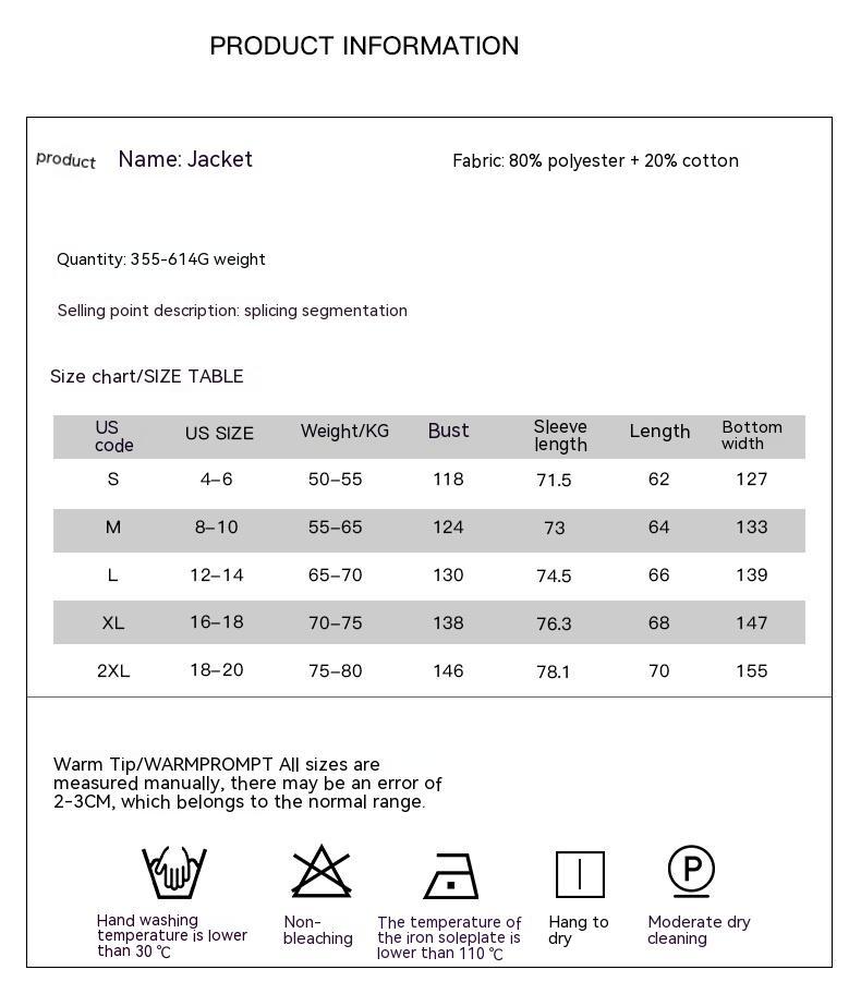 Fall Color-blocking Hooded Jacket European And American Retro Washed Drawstring Waffle Long Sleeve Coat