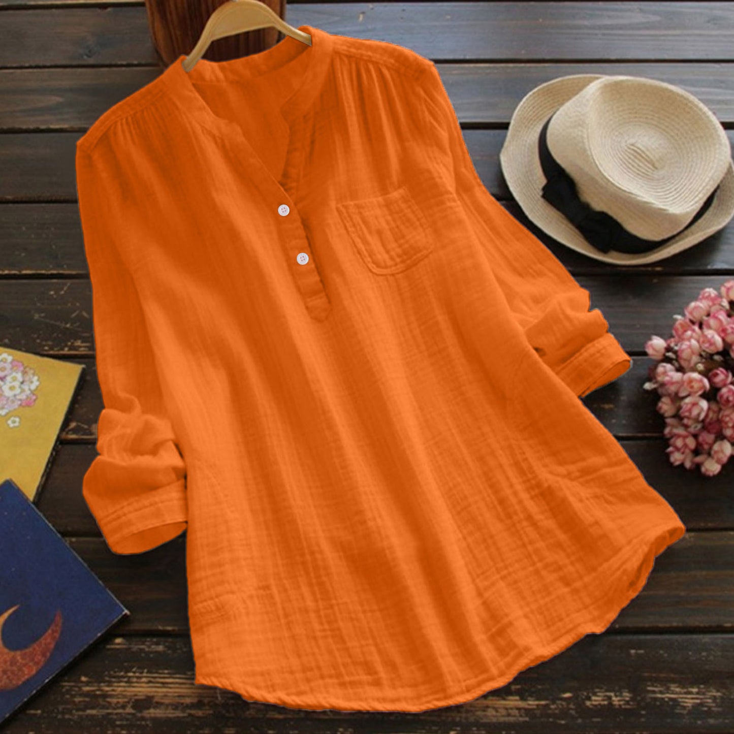 Women's Shirt Fall T-shirt Ladies Cotton Top S-5XL