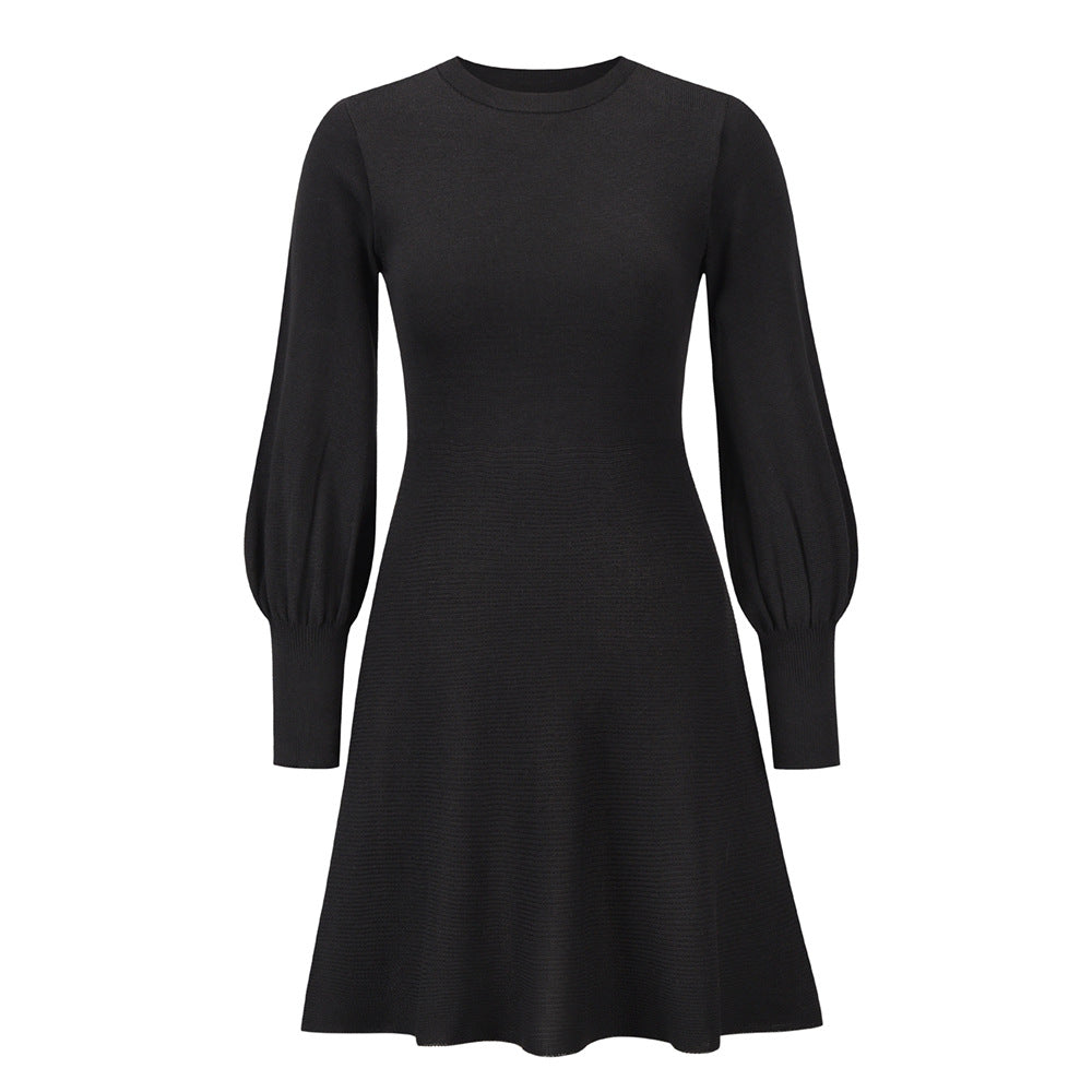 Women's Fashion Elegant Slim Fit Slim Looking Base Woolen Skirt